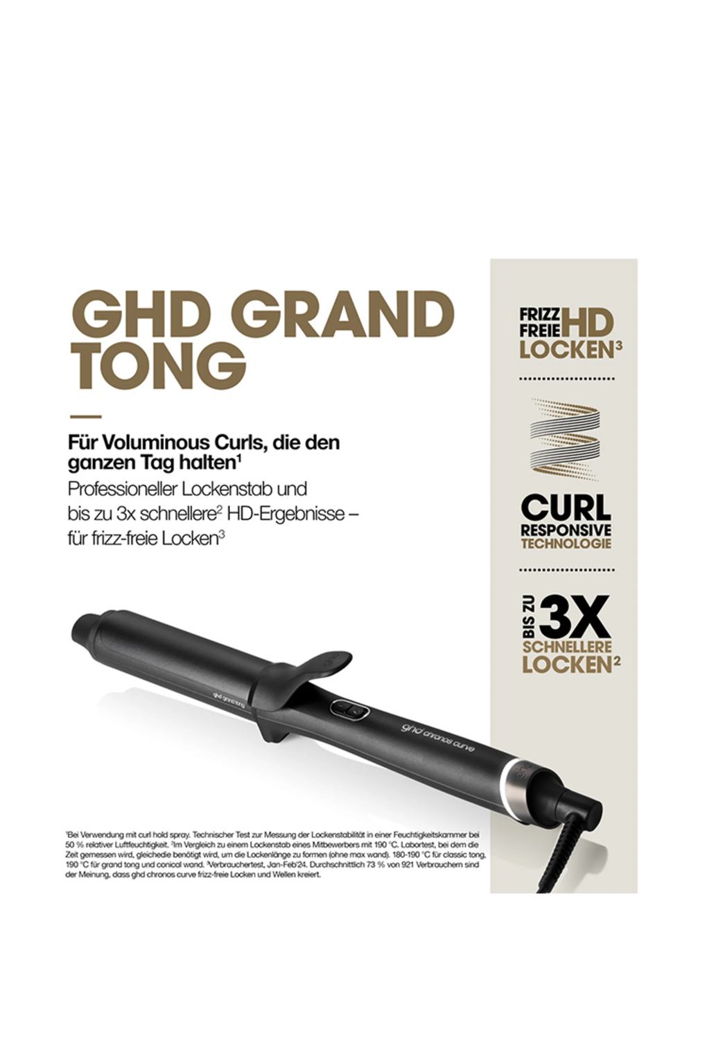 Щипцы Ghd Chronos Curve Grand Tong. Фото 3.
