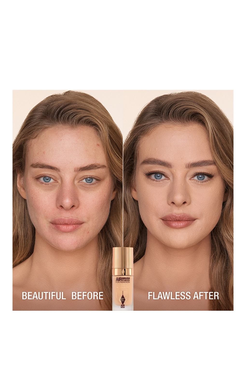 Тональный крем Charlotte Tilbury airbrush flawless foundation 7 COOL. Фото 2.
