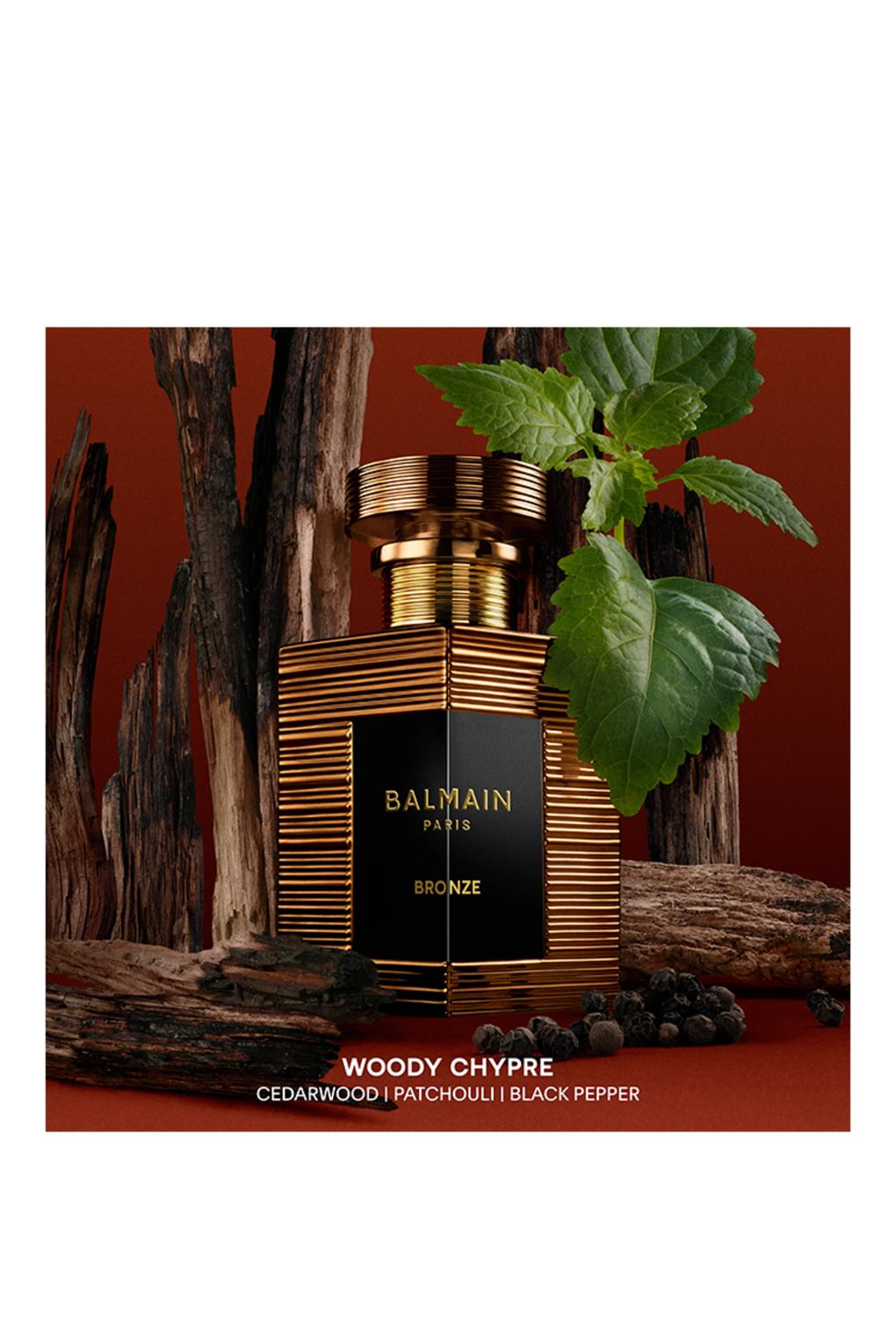 Вода парфюмерная BALMAIN Bronze Refillable, 50 мл. Фото 4.