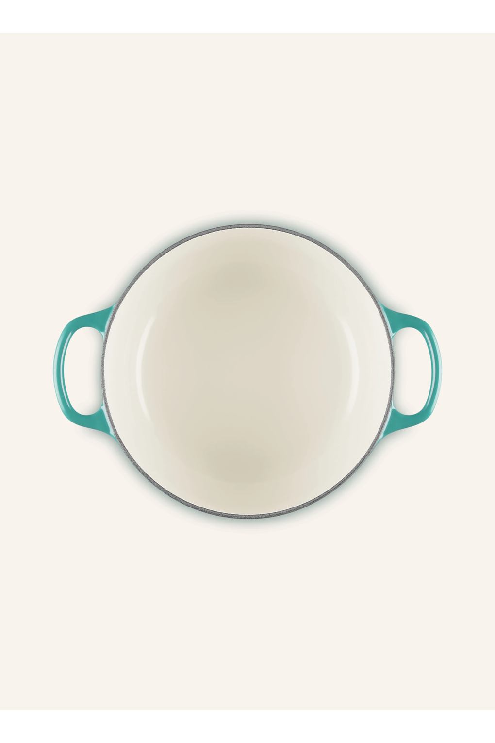 Жаровня Le Creuset Signature, бирюзовый 2,4 л, 16,5 х 27 x 20 см. Фото 3.