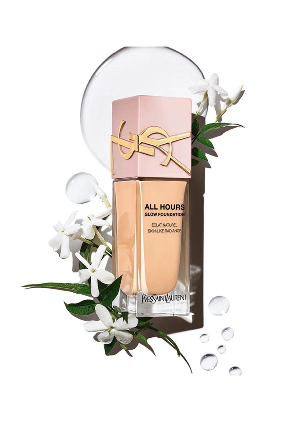 Тональный крем Yves Saint Laurent all hours glow foundation N10. Фото 4.