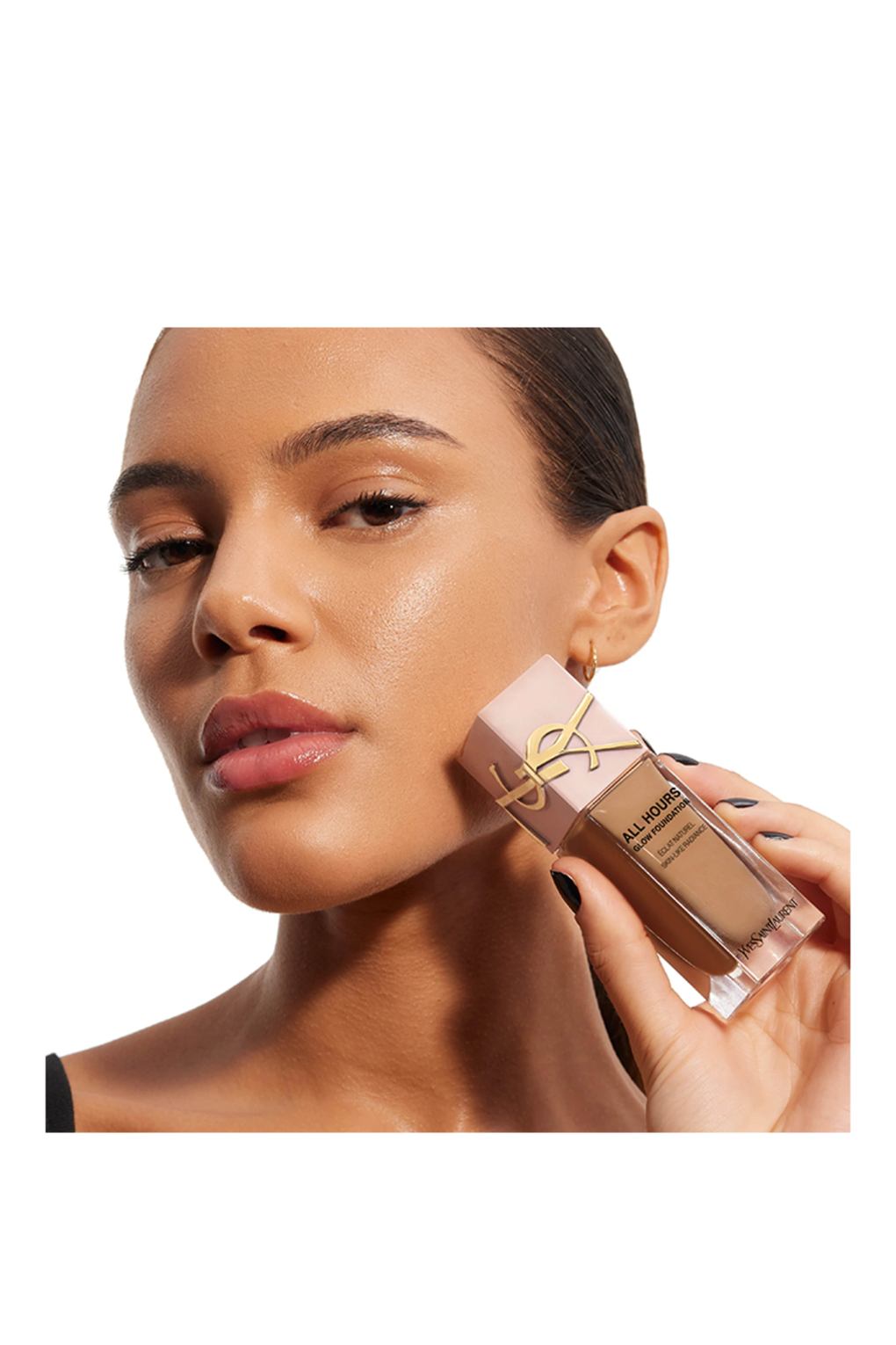 Тональный крем Yves Saint Laurent all hours glow foundation N10. Фото 5.