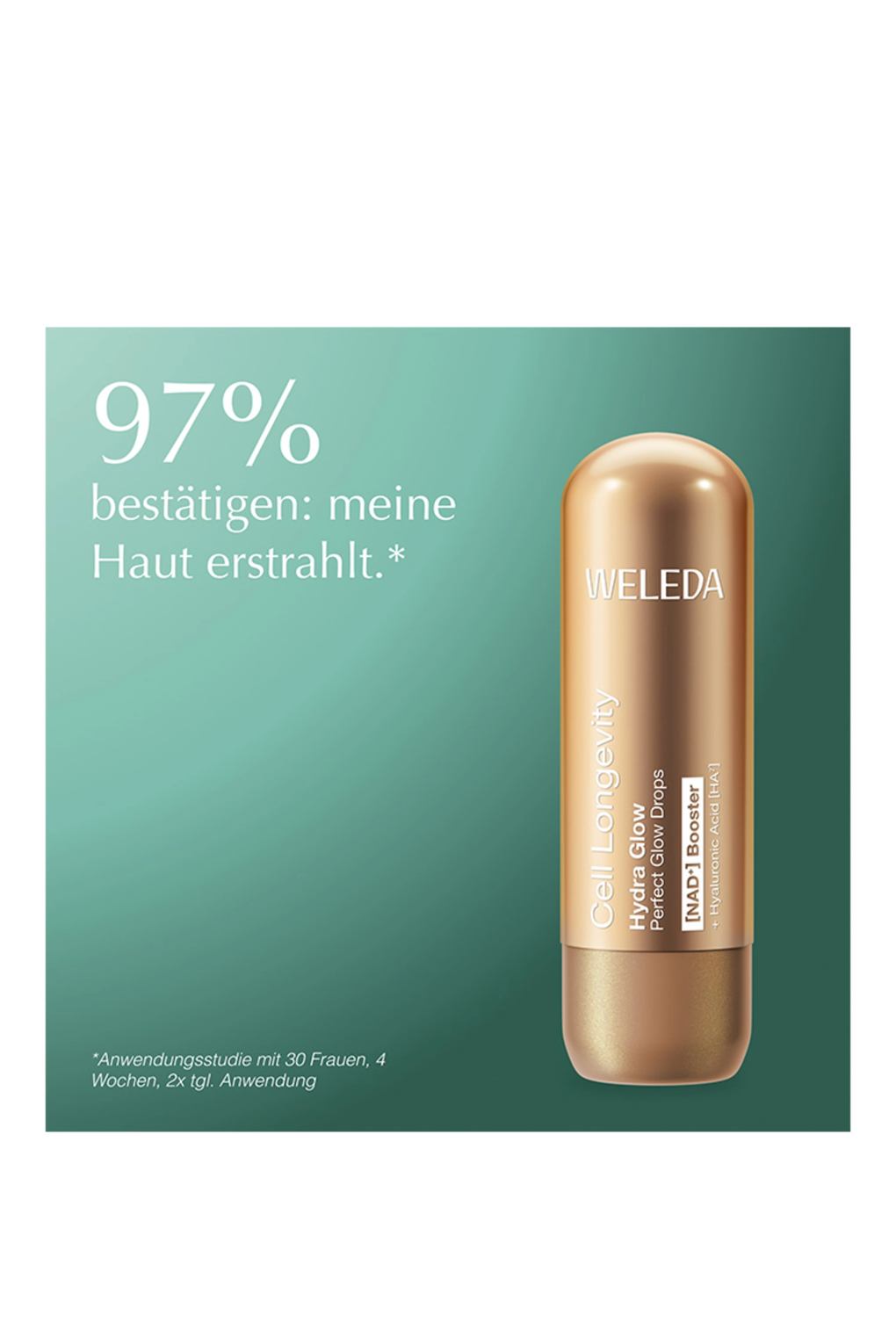 Сыворотка для ухода за кожей CELL LONGEVITY HYDRA GLOW PERFECT GLOW DROPS 15 ml. Фото 4.