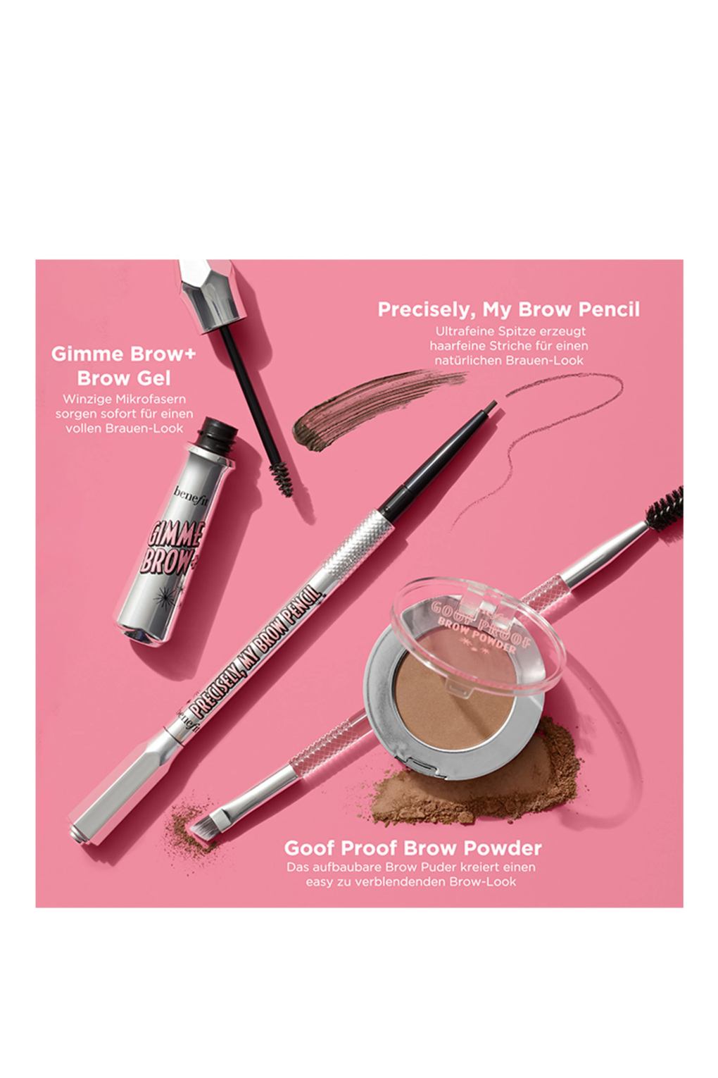 Тени для бровей BENEFIT goof proof brow powder SHADE 3. Фото 4.