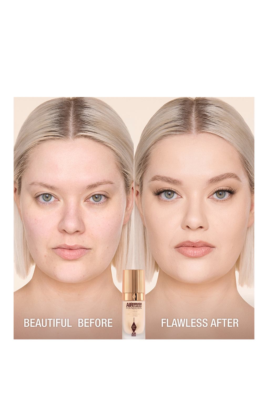 Тональный крем Charlotte Tilbury airbrush flawless foundation 2 NEUTRAL. Фото 2.