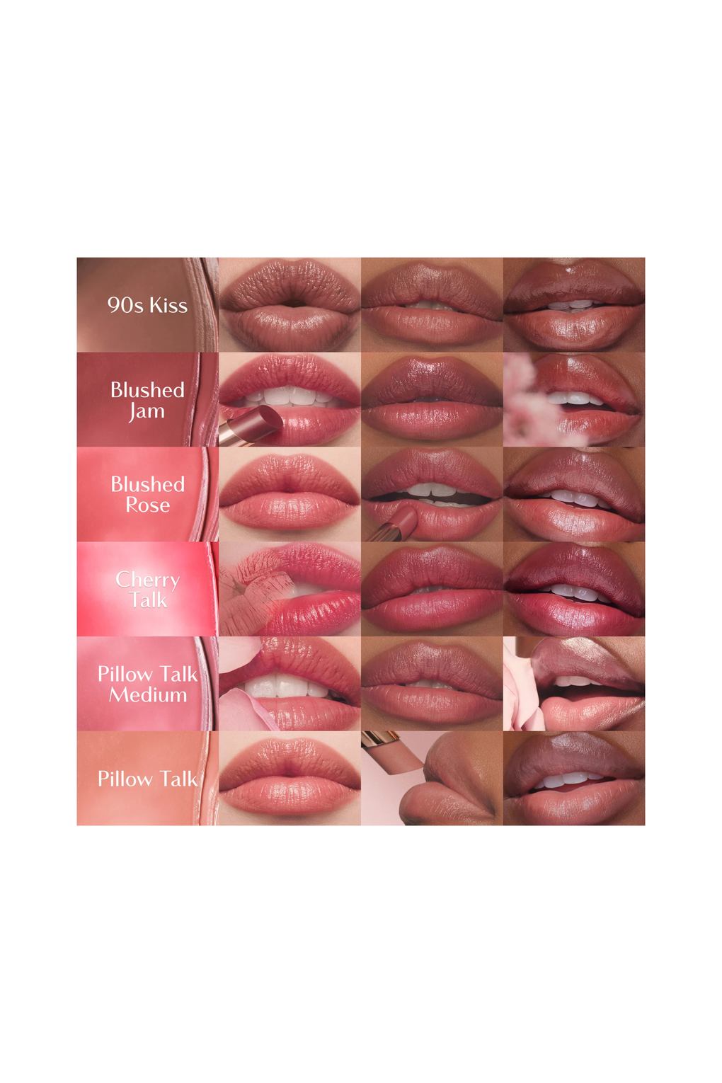 Бальзам для губ Charlotte Tilbury Pillow Talk Blush Balm Tint Pillow Talk Medium. Фото 4.