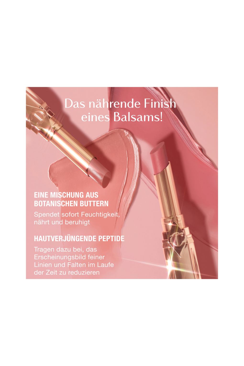 Бальзам для губ Charlotte Tilbury Pillow Talk Blush Balm Tint Pillow Talk Medium. Фото 5.