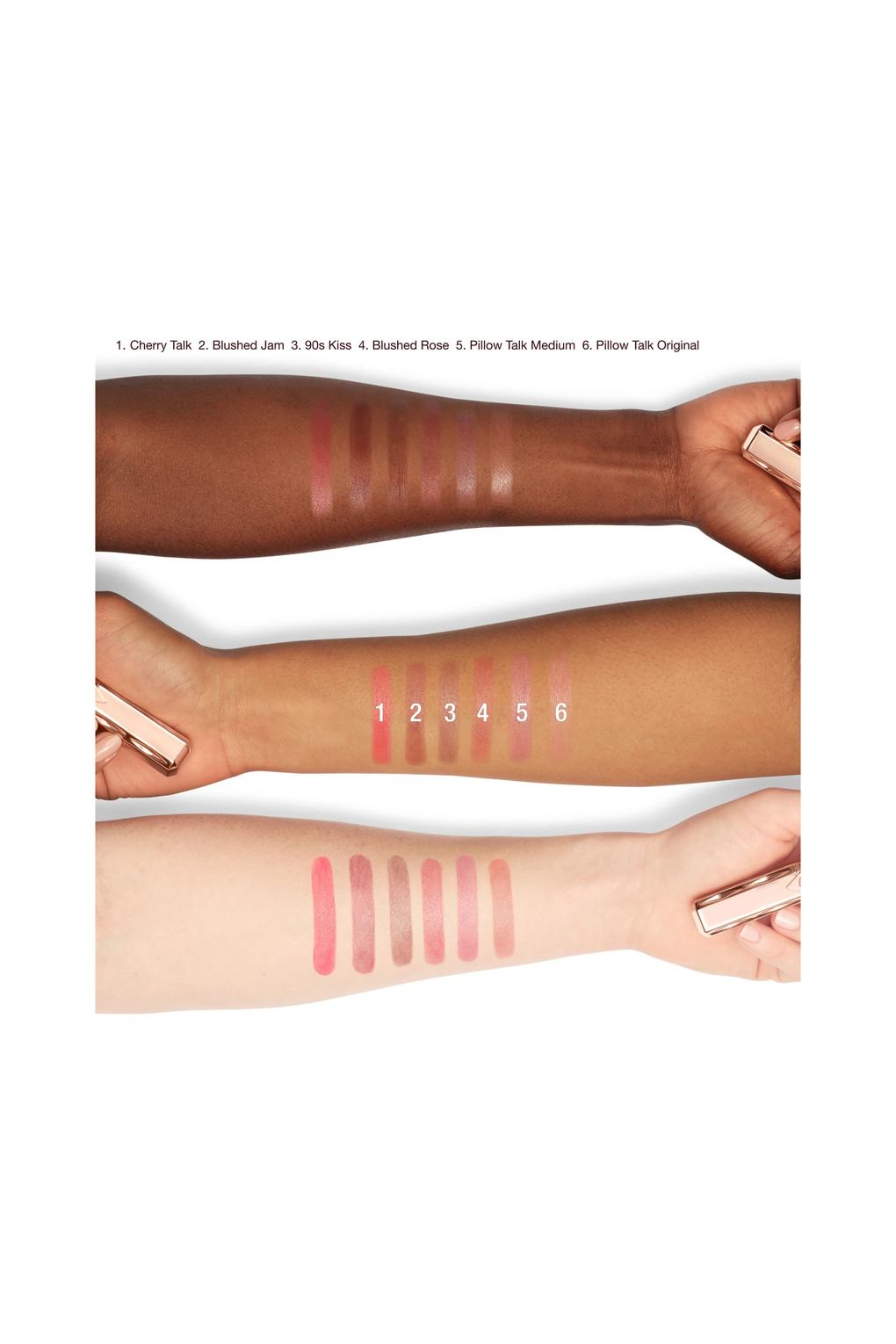Бальзам для губ Charlotte Tilbury Pillow Talk Blush Balm Tint Pillow Talk Medium. Фото 6.