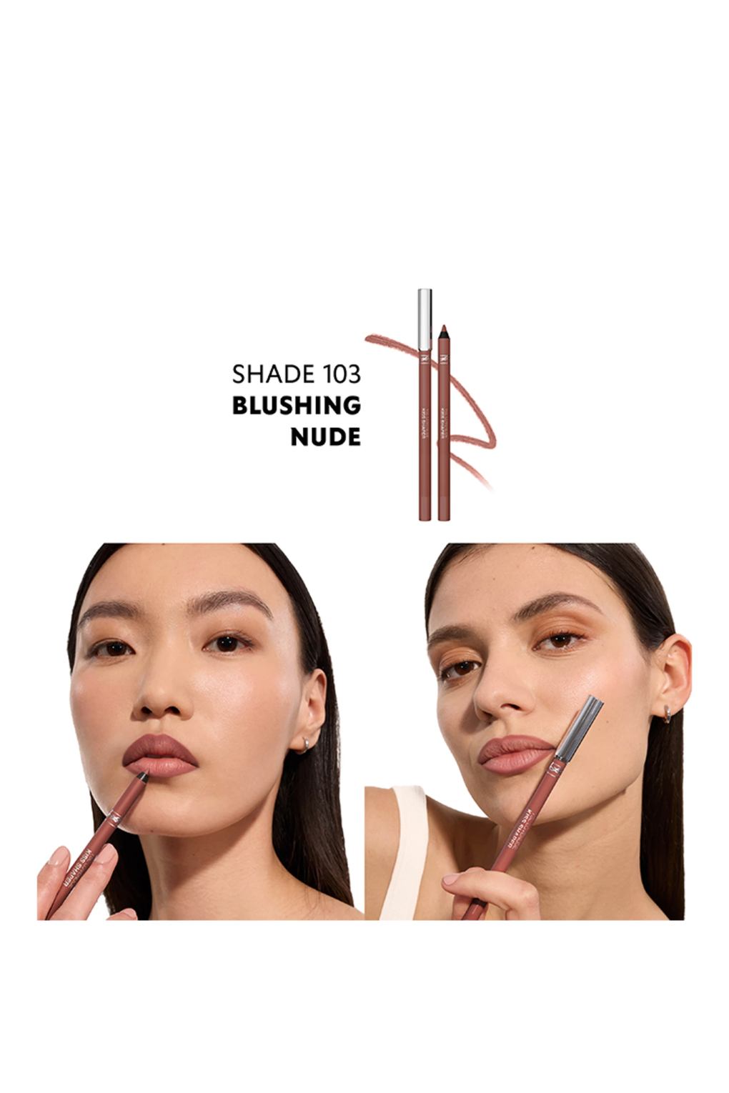 Карандаш для губ Yves Saint Laurent YSL Lovenude Kiss Shaper 103 Blushing Nude. Фото 4.