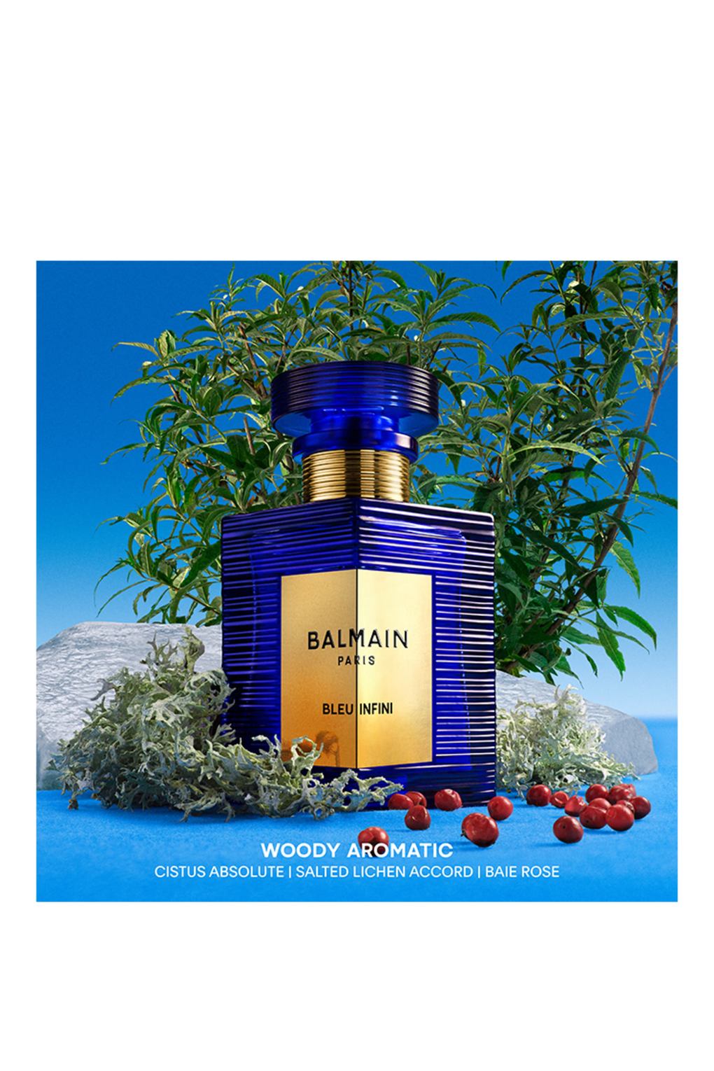 Вода парфюмерная BALMAIN Bleu Infini Refillable, 50 мл. Фото 4.