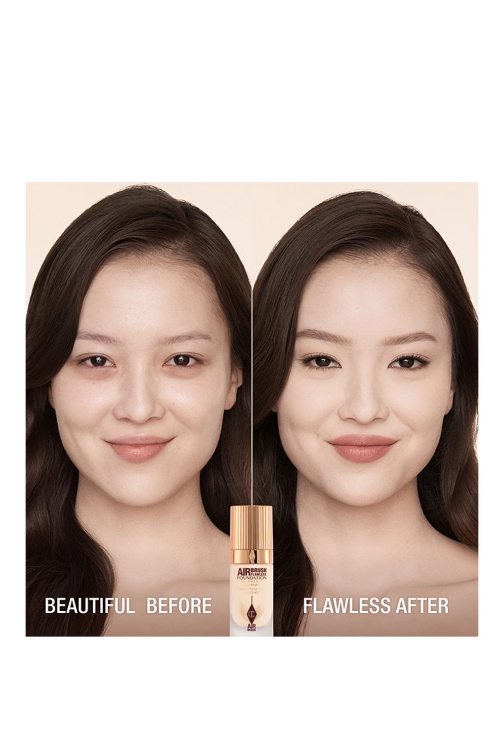 Тональный крем Charlotte Tilbury airbrush flawless foundation 1 NEUTRAL. Фото 2.
