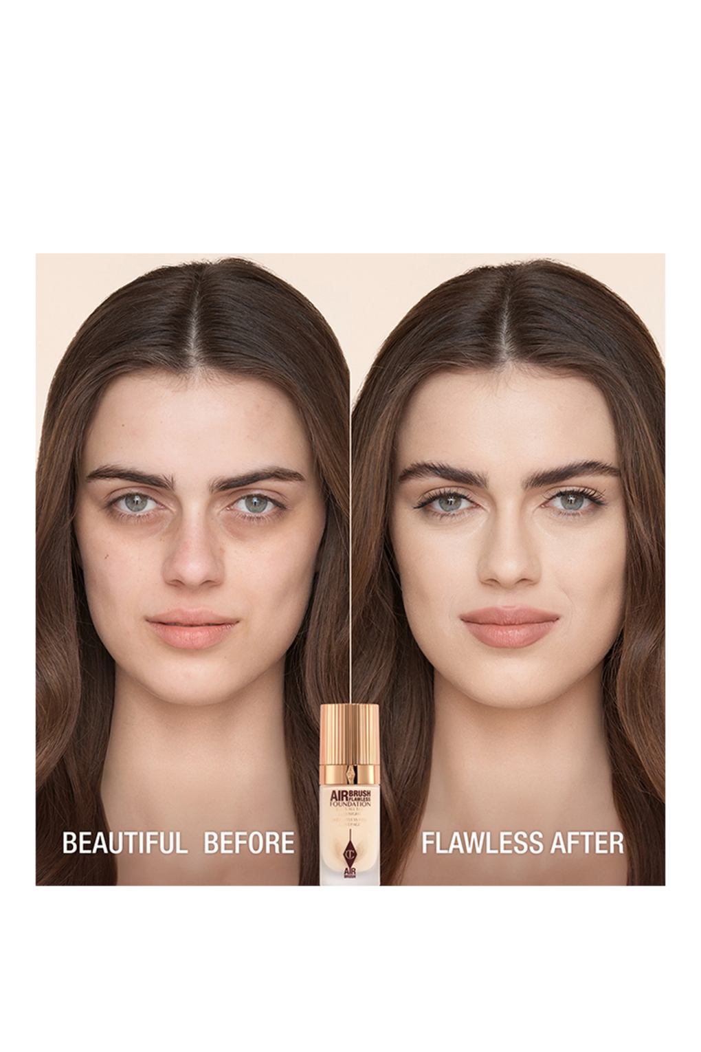 Тональный крем Charlotte Tilbury airbrush flawless foundation 2 WARM. Фото 2.