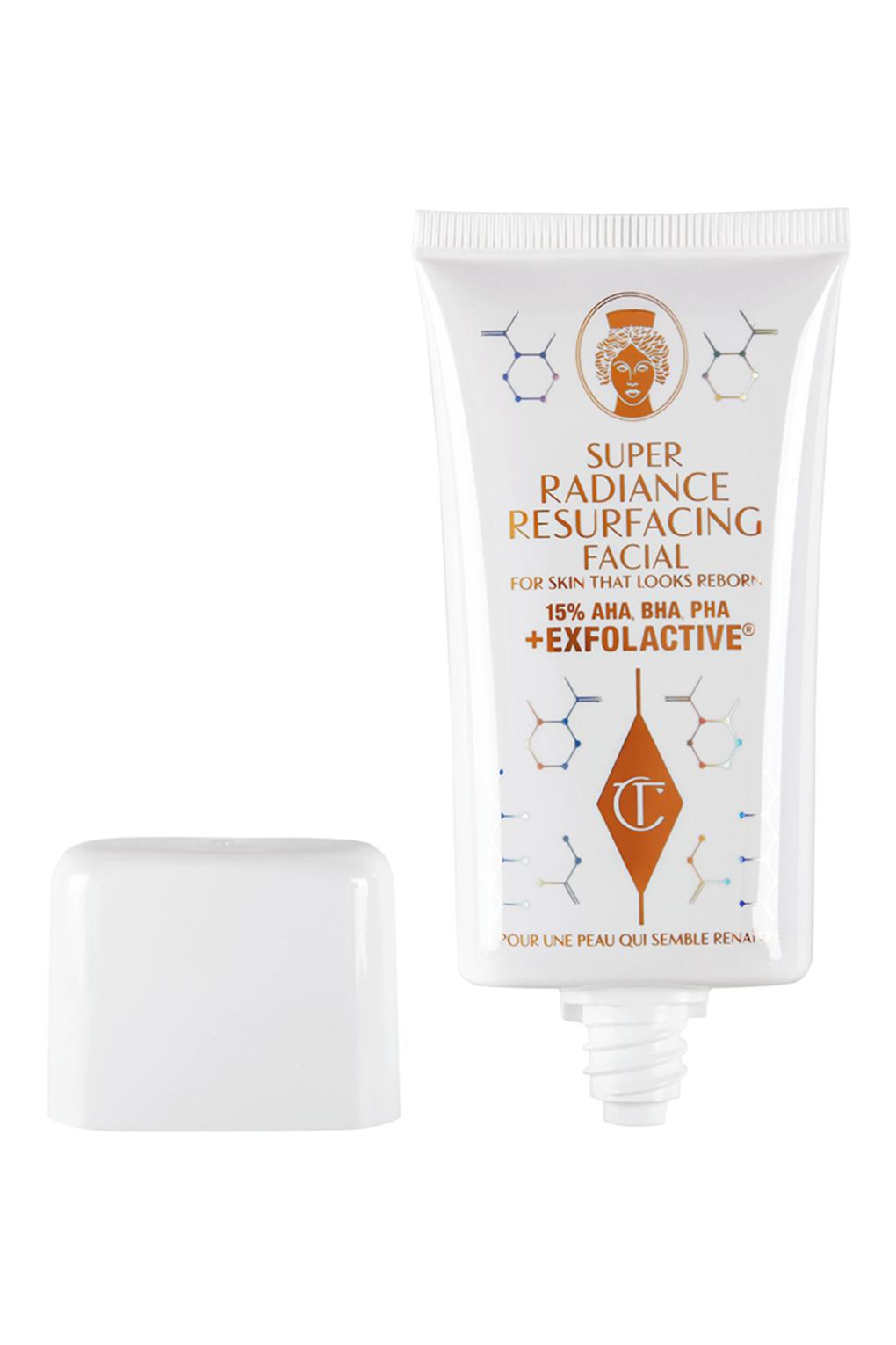 Пилинг Charlotte Tilbury super radiance resurfacing facial 50 ml. Фото 2.