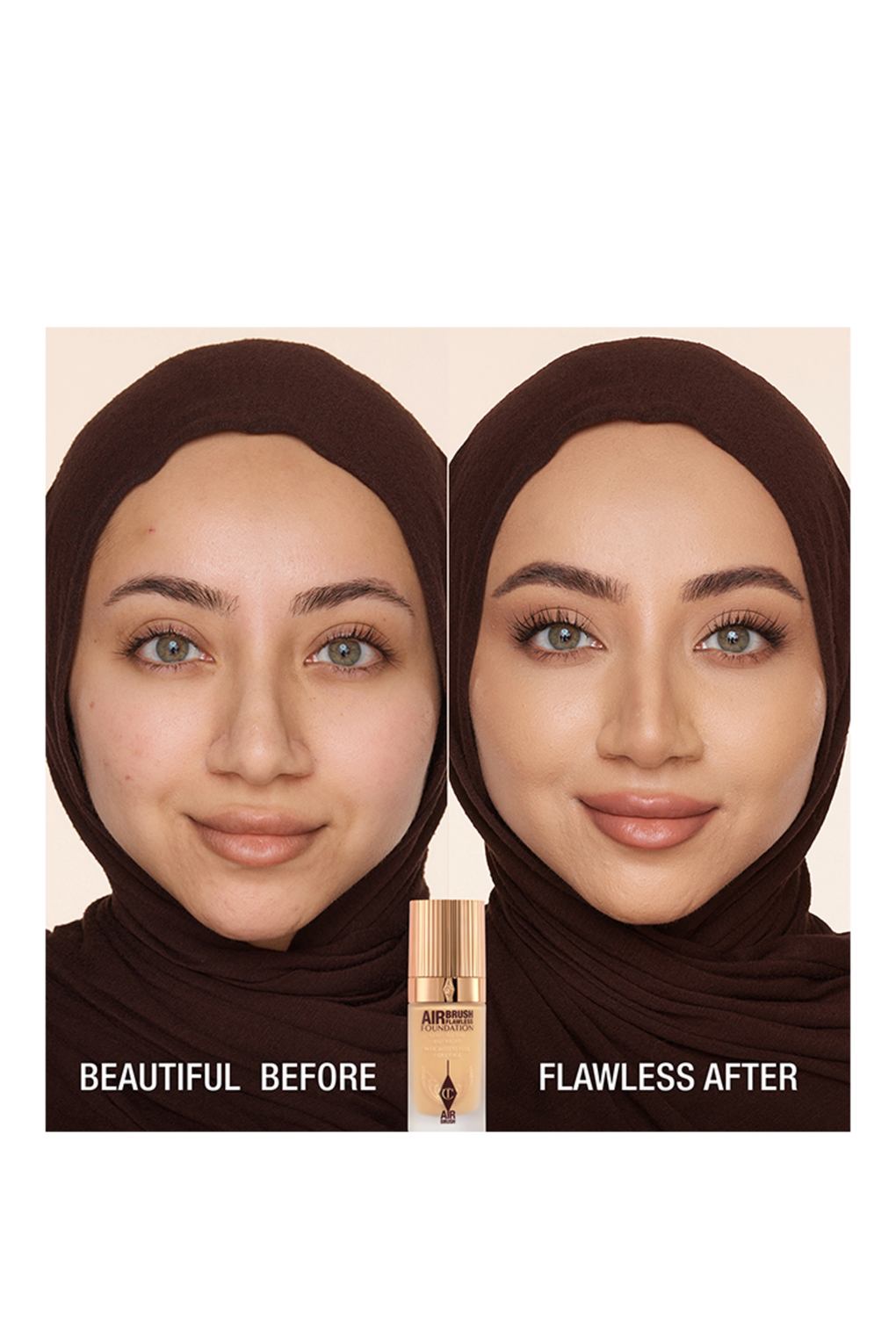 Тональный крем Charlotte Tilbury airbrush flawless foundation 6 WARM. Фото 2.