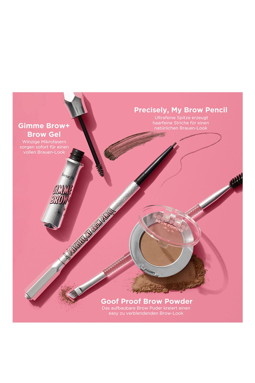 Тени для бровей BENEFIT goof proof brow powder SHADE 3.5. Фото 4.