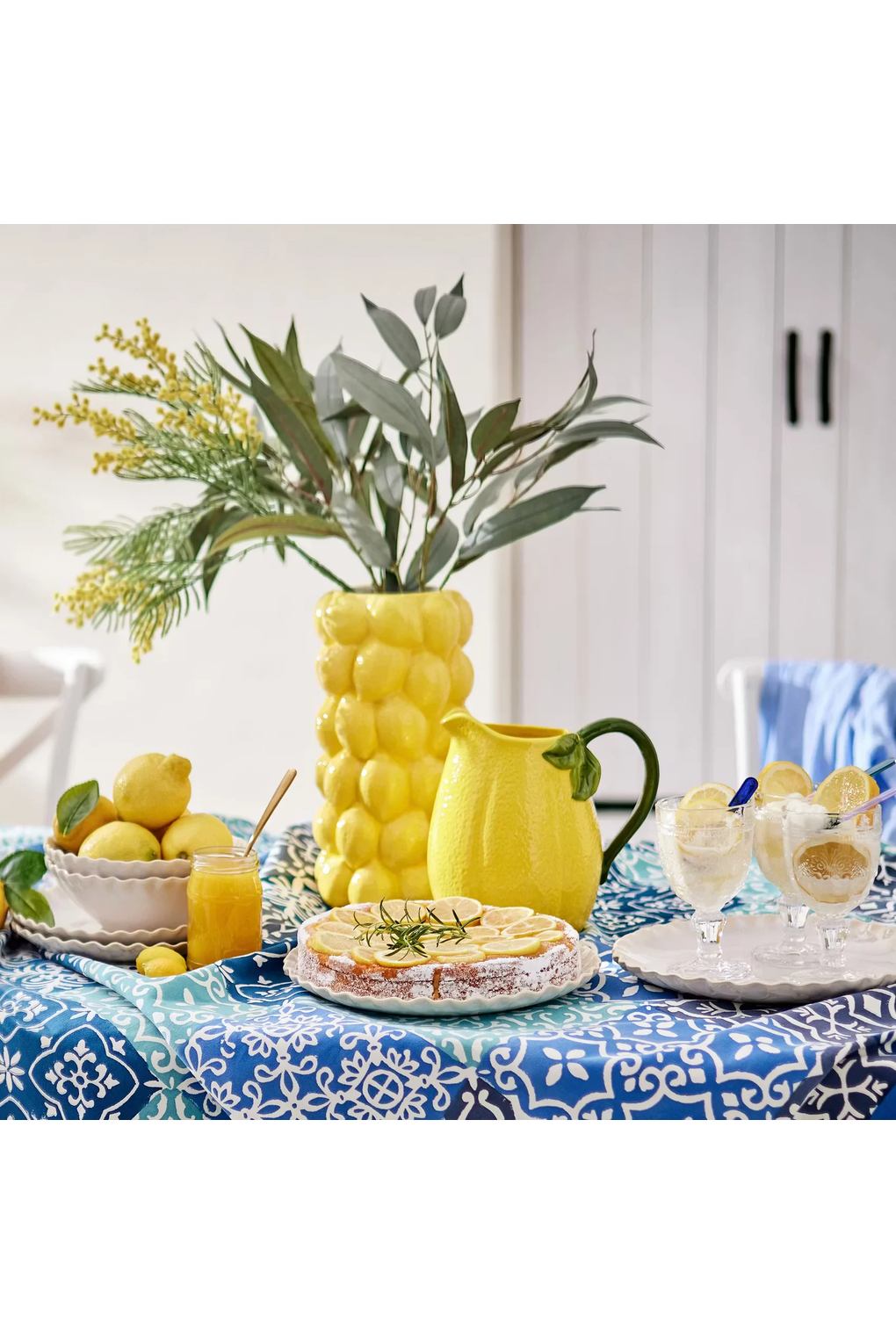 Ваза BUTLERS Lemon, желтый. Фото 3.