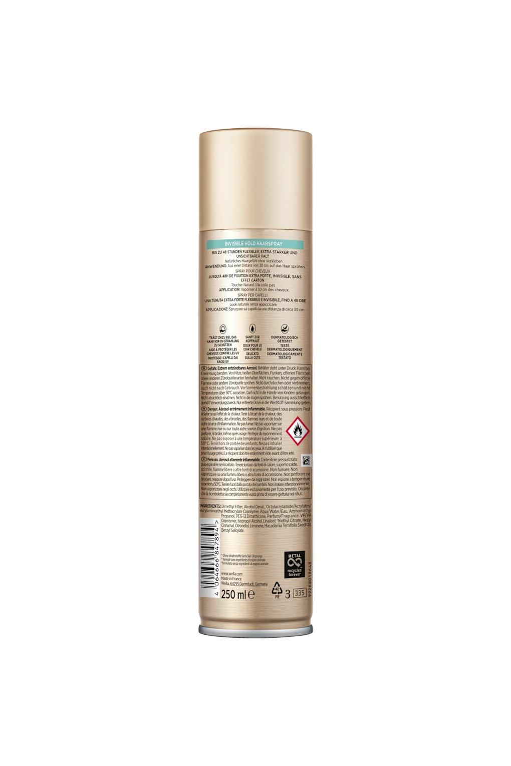 Лак для волос wellaflex Haarspray Invisible Hold, Extra starker Halt. Фото 2.