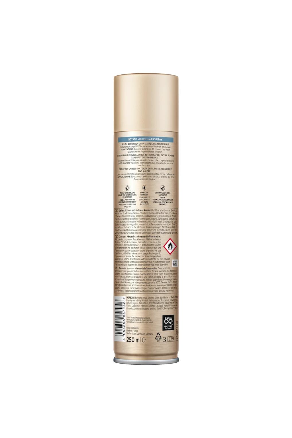 Лак для волос wellaflex Haarspray Instant Volume, Extra starker Halt. Фото 2.