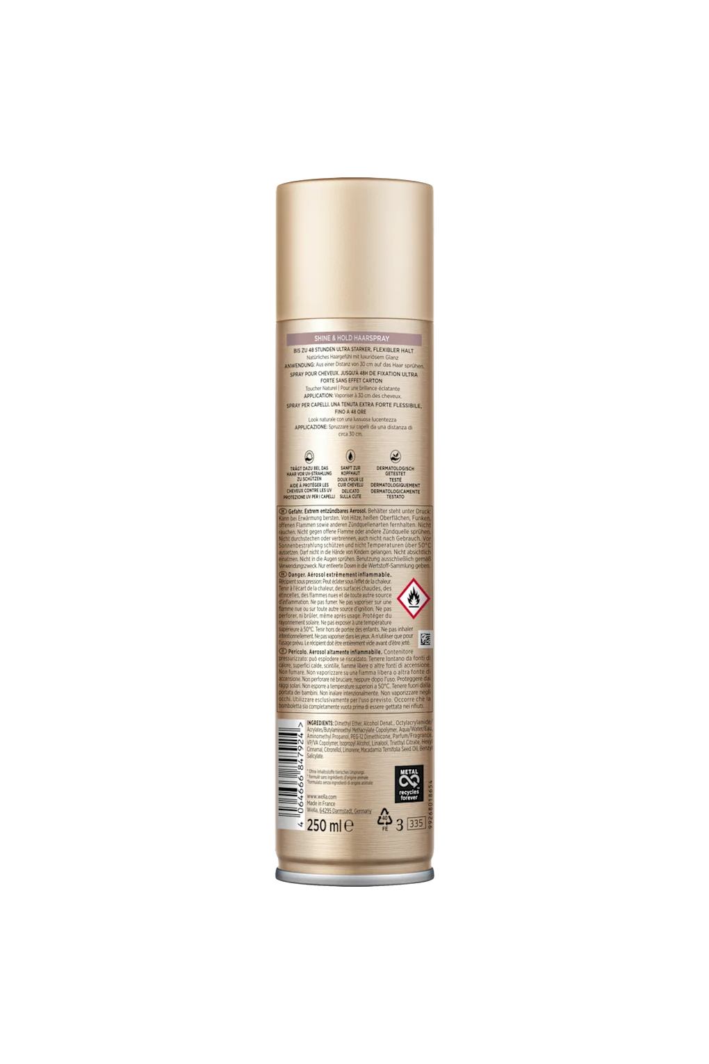 Лак для волос wellaflex Haarspray Shine & Hold, Ultra starker Halt. Фото 2.