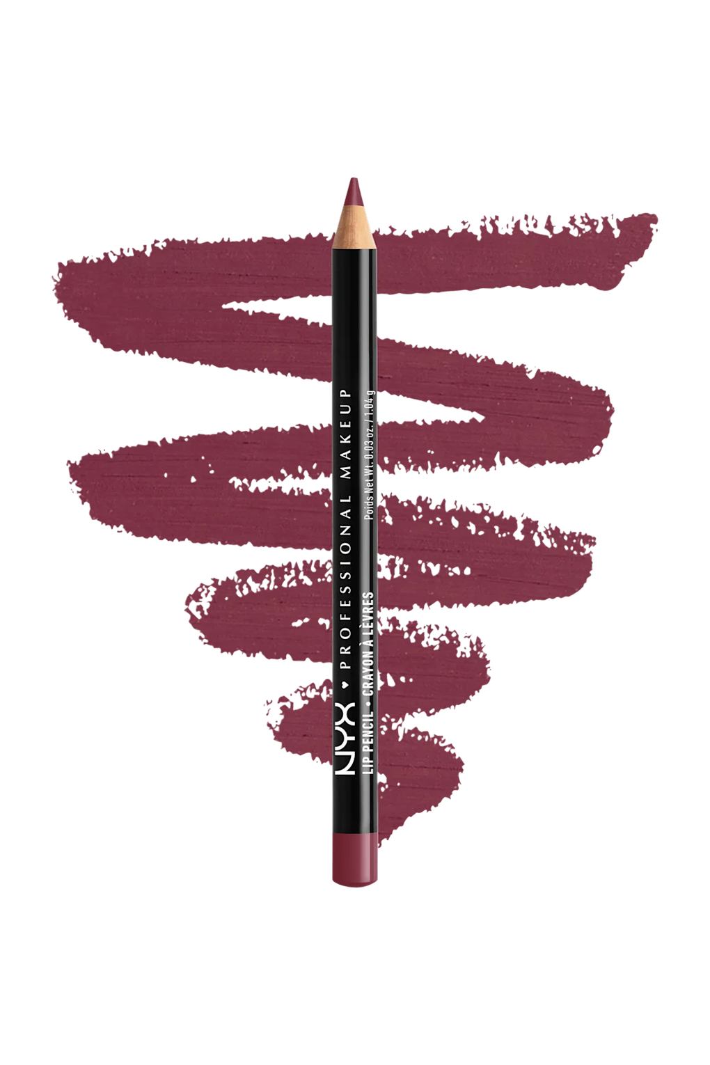 Карандаш для губ NYX PROFESSIONAL MAKEUP Lipliner Slim 834 Prune. Фото 4.