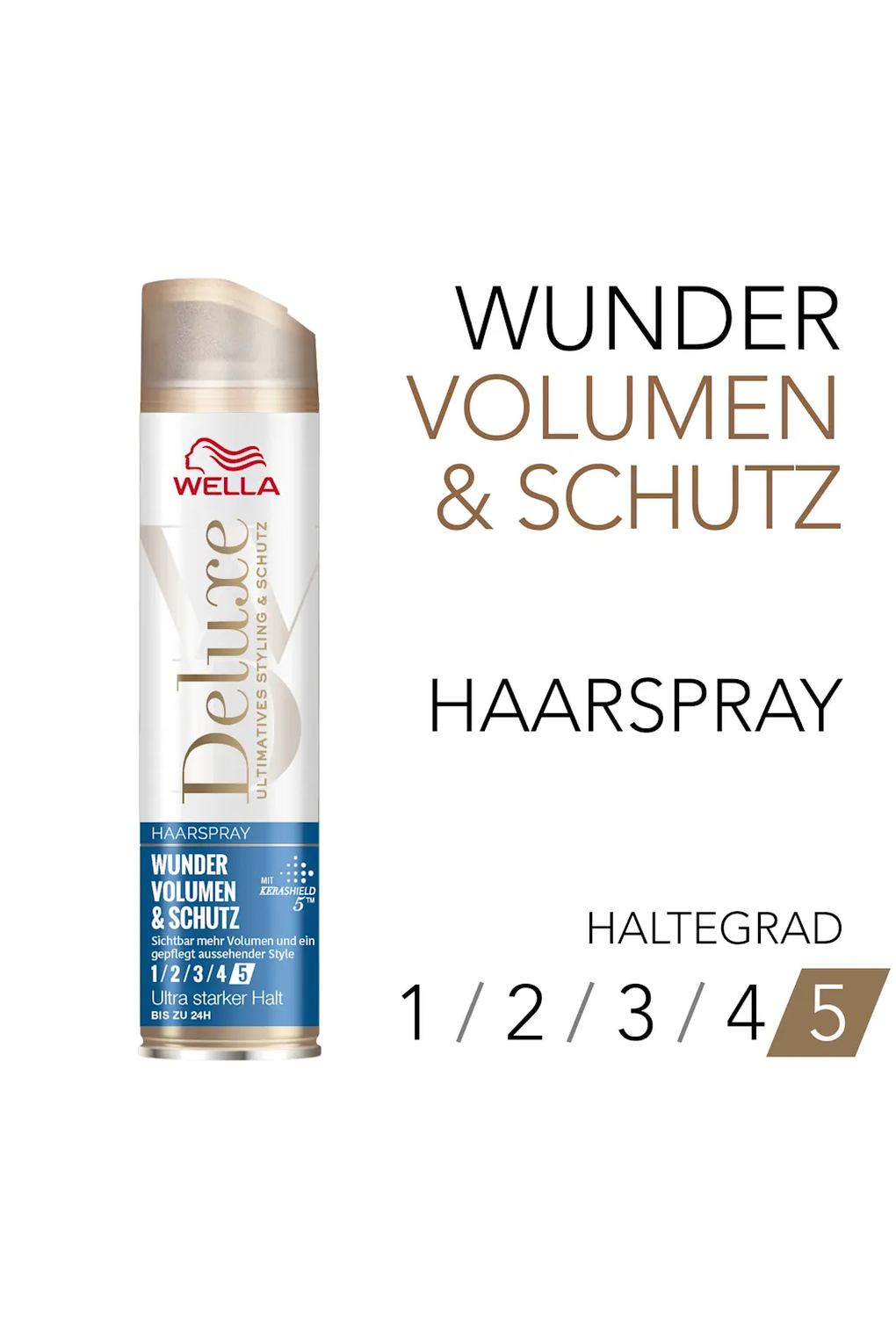 Лак для волос WELLA Deluxe Haarspray Wunder Volumen & Schutz ultra stark. Фото 6.
