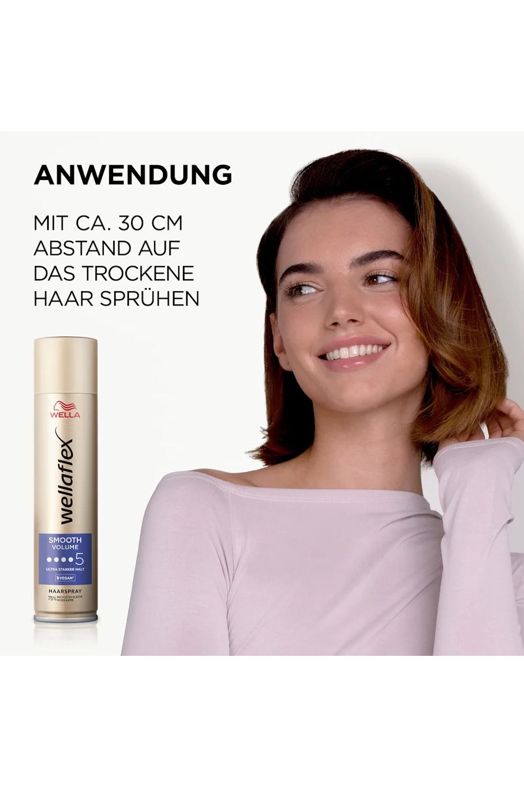 Лак для волос wellaflex Haarspray Smooth Volume. Фото 5.
