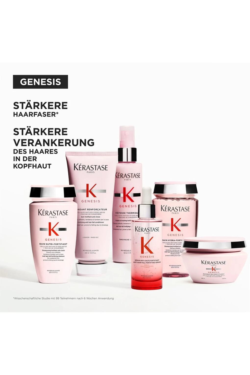 Укрепляющая сыворотка для волос Kerastase Genesis Serum Anti-Chute, 30 мл. Фото 6.