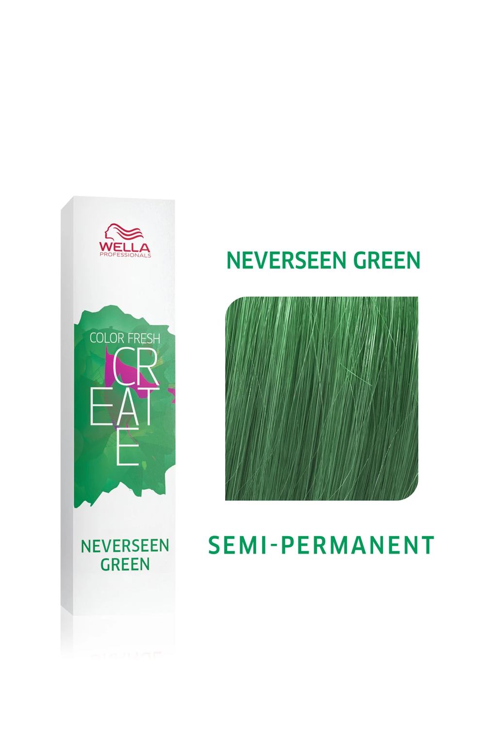 Профессиональная краска для волос Wella Professionals Color Fresh Create Neverseen Green, 60 мл NEVER SEEN GREEN. Фото 2.