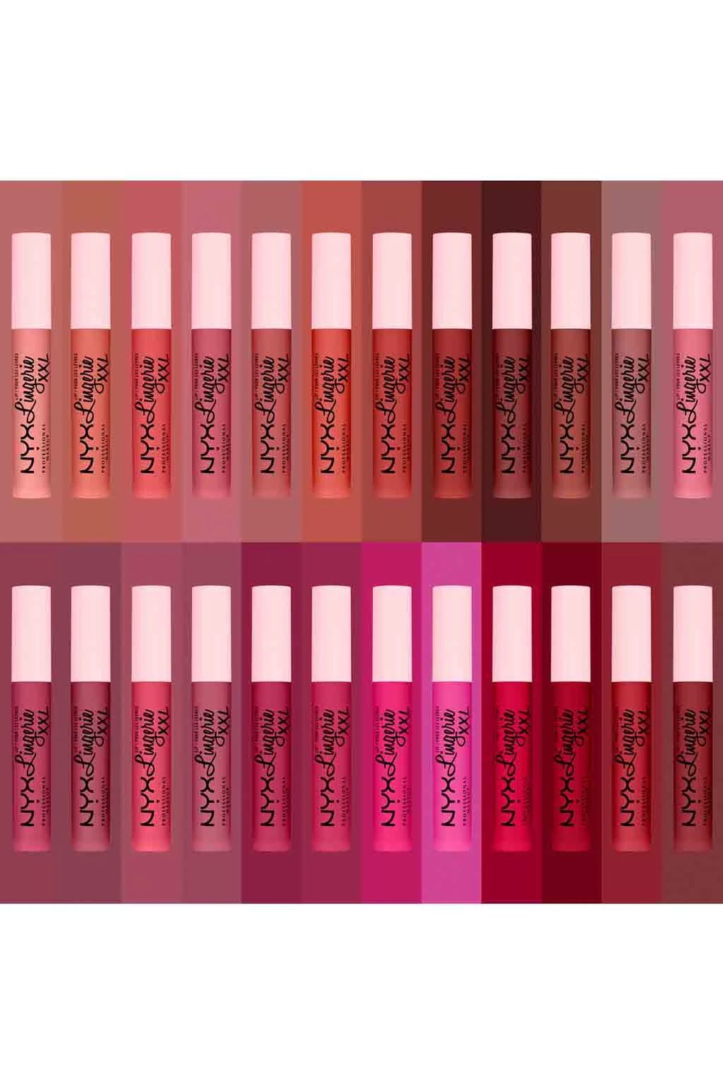 Губная помада NYX Professional Makeup Lip Lingerie XXL Matte LXXL02 Turn On, 4 мл. Фото 4.