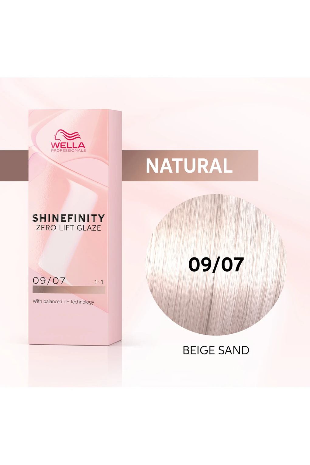 Профессиональная краска для волос Wella Professionals Shinefinity Glaze, 60 мл 09/07 - бежевый песочный. Фото 5.