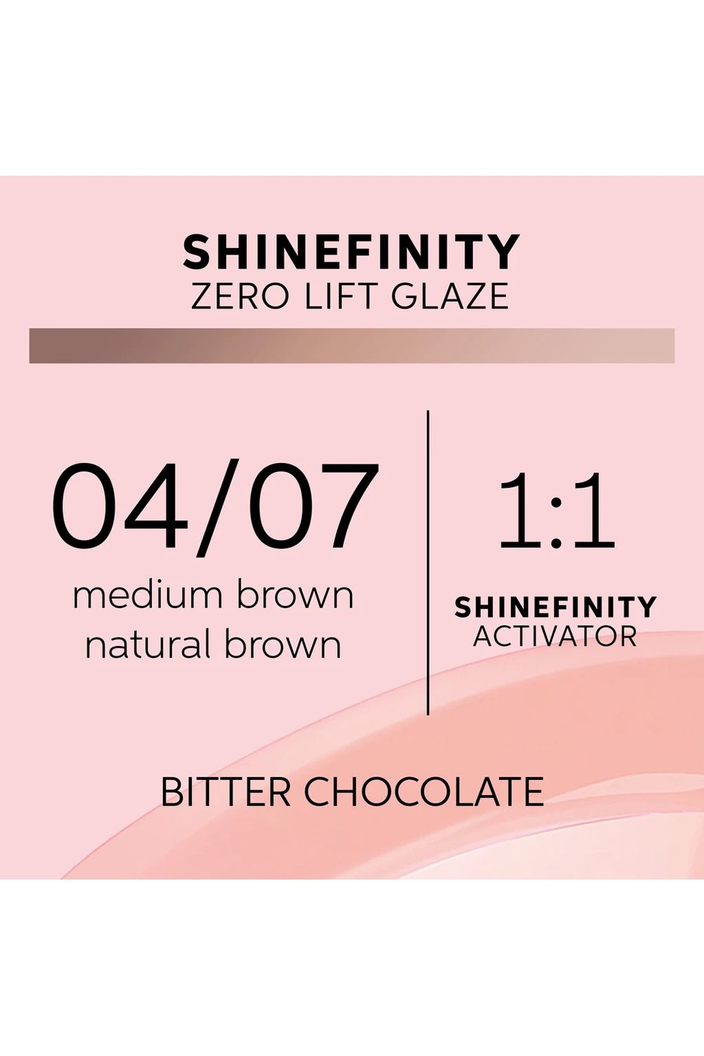 Профессиональная краска для волос Wella Professionals Shinefinity Glaze, 60 мл 04/07 - Горький шоколад. Фото 4.