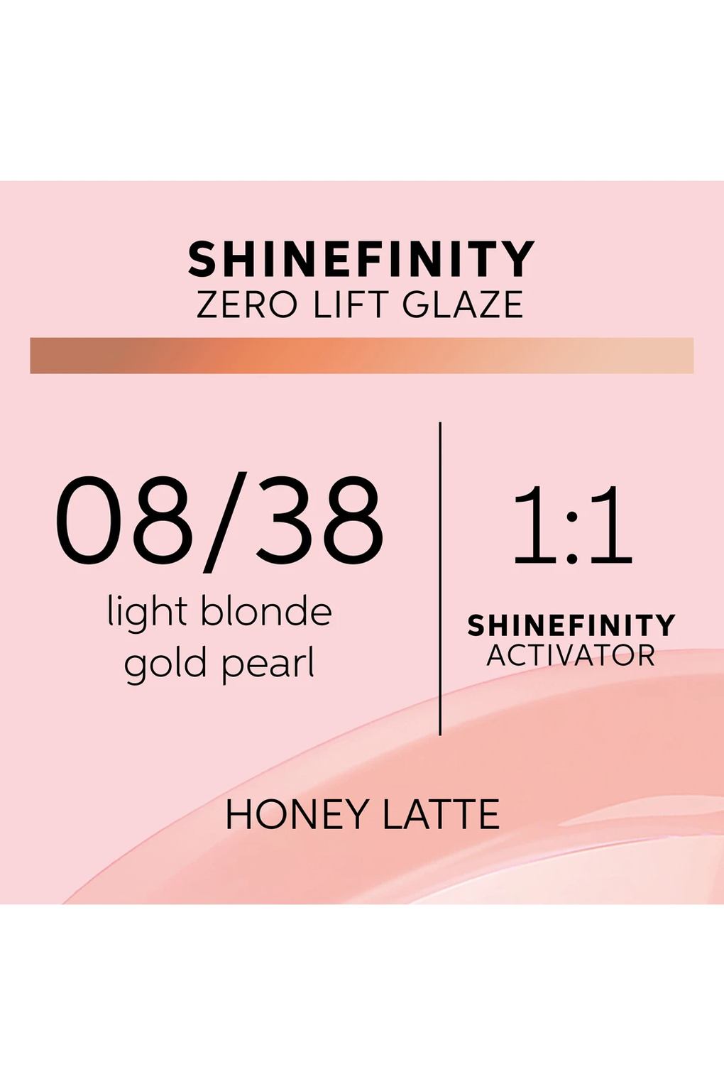 Профессиональная краска для волос Wella Professionals Shinefinity Glaze, 60 мл 08/38 - Медовый латте. Фото 3.