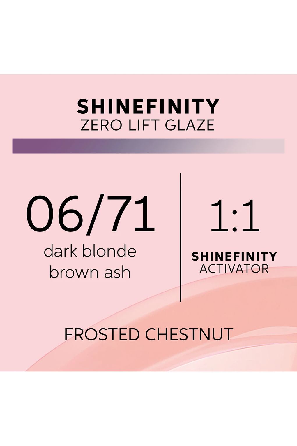 Профессиональная краска для волос Wella Professionals Shinefinity Glaze, 60 мл 06/71 - Frosted Chestnut. Фото 4.