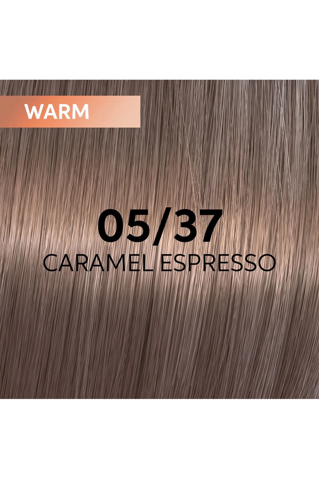 Профессиональная краска для волос Wella Professionals Shinefinity Glaze, 60 мл 05/37 - Карамельный эспрессо. Фото 3.