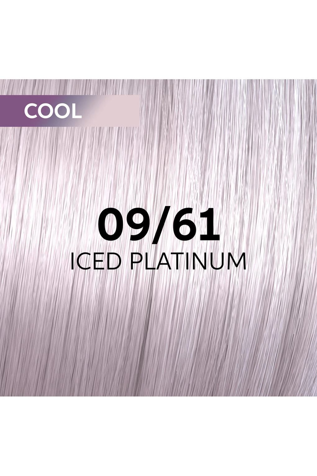 Профессиональная краска для волос Wella Professionals Shinefinity Glaze, 60 мл 09/61 - Iced Platinum. Фото 3.