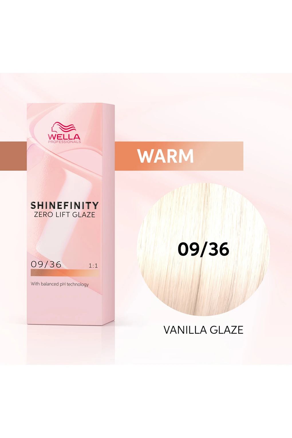 Профессиональная краска для волос Wella Professionals Shinefinity Glaze, 60 мл 09/36 - Ванильная глазурь. Фото 5.