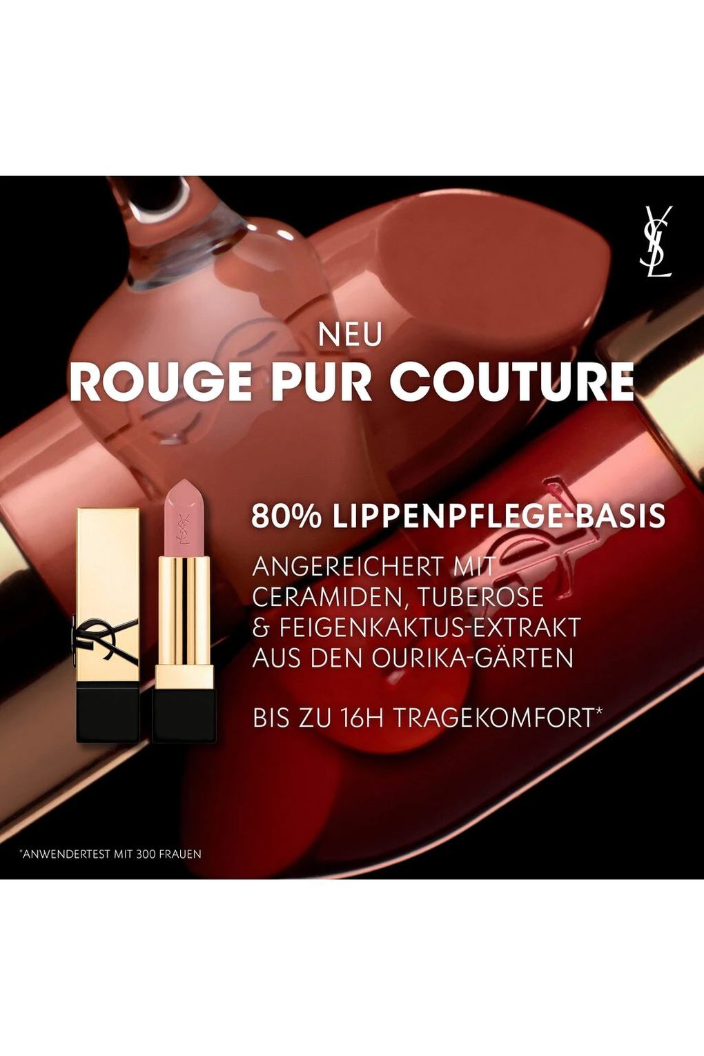 Сменная губная помада Yves Saint Laurent Rouge Pur Couture, 3,8 г № 08 Bitten Brown. Фото 3.