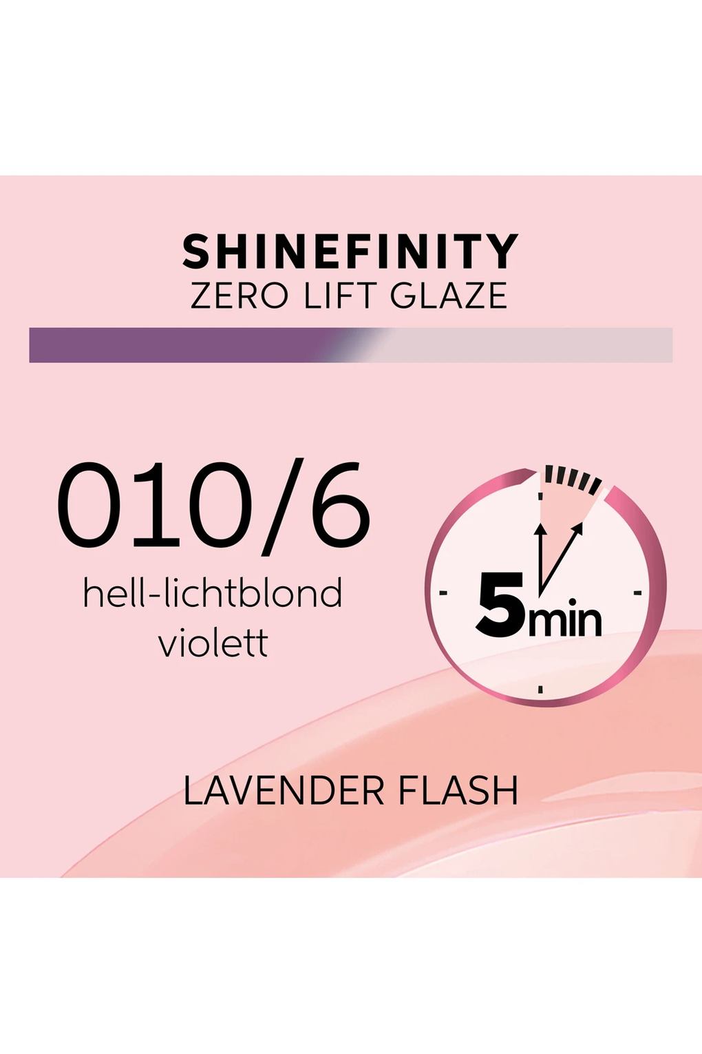 Профессиональная краска для волос Wella Professionals Shinefinity Glaze, 60 мл № 010/6 Лавандовый блеск. Фото 2.