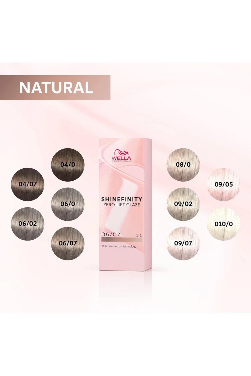Профессиональная краска для волос Wella Professionals Shinefinity Glaze, 60 мл № 010/0 Natural Flash. Фото 6.