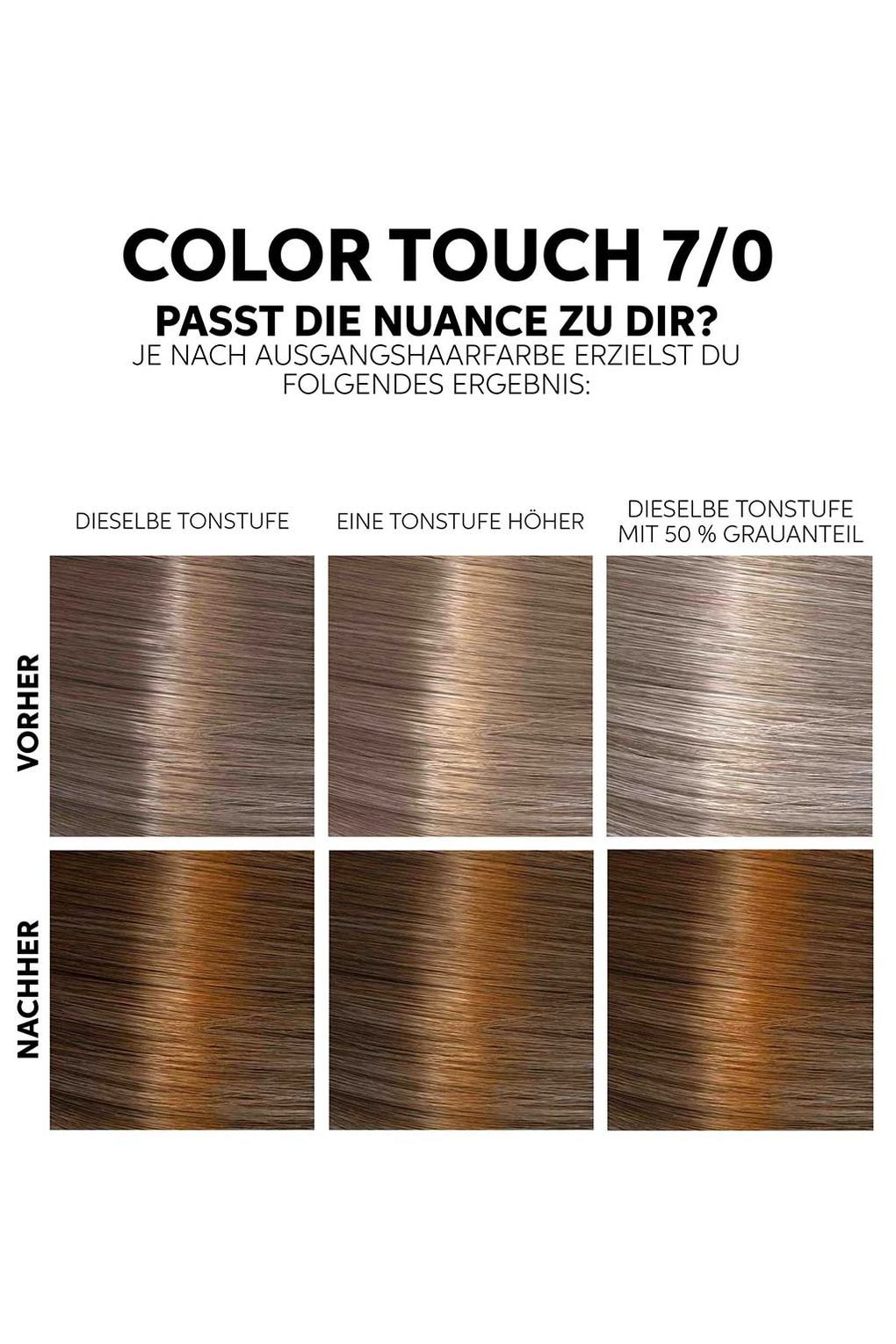 Набор для окрашивания волос Wella Professionals Color Touch Fresh-Up, 130 мл № 7/0 Средне-русый. Фото 5.