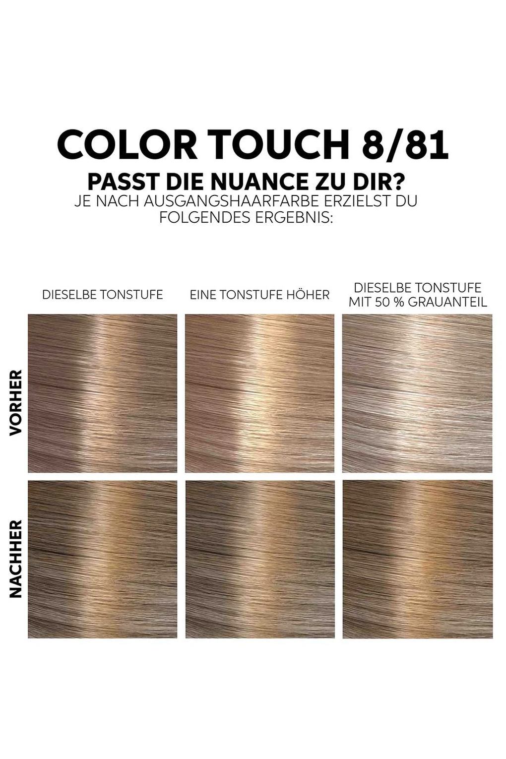 Набор для окрашивания волос Wella Professionals Color Touch Fresh-Up, 130 мл № 8/81 Pearl Blonde. Фото 5.