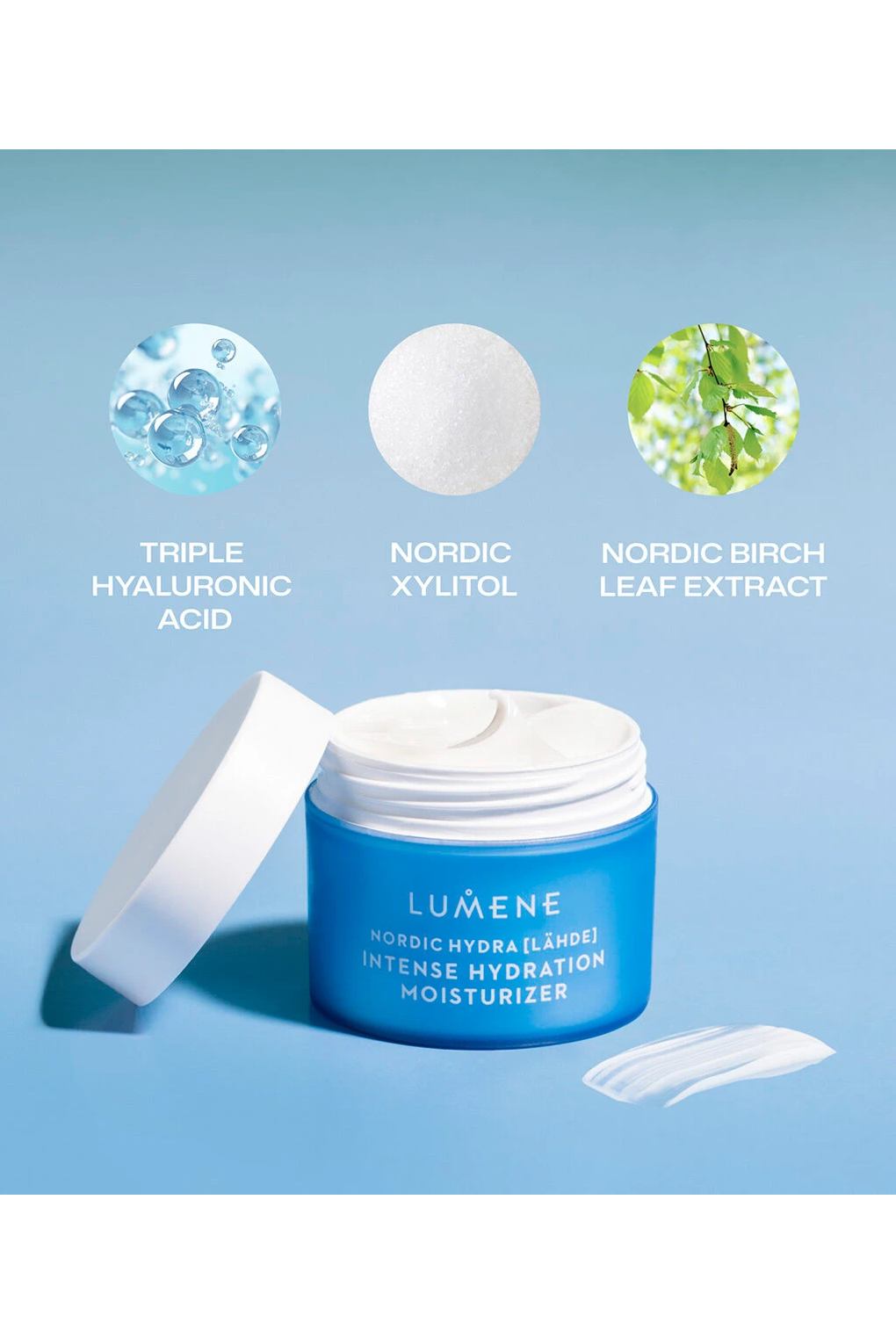Lumene Nordic Hydra L hde Дневной увлажняющий крем для интенсивного увлажнения, 50 мл. Фото 4.