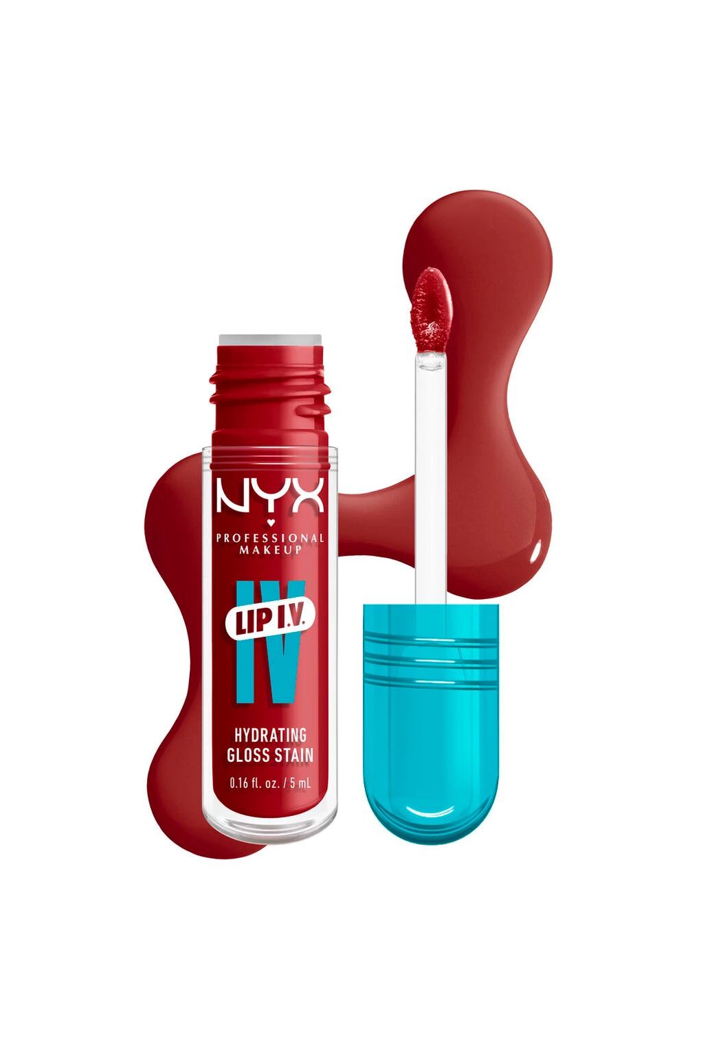 Увлажняющий блеск для губ Lip I.V. Hydrating Gloss Stain Lip Gloss, 5 мл Клюквенный всплеск. Фото 2.
