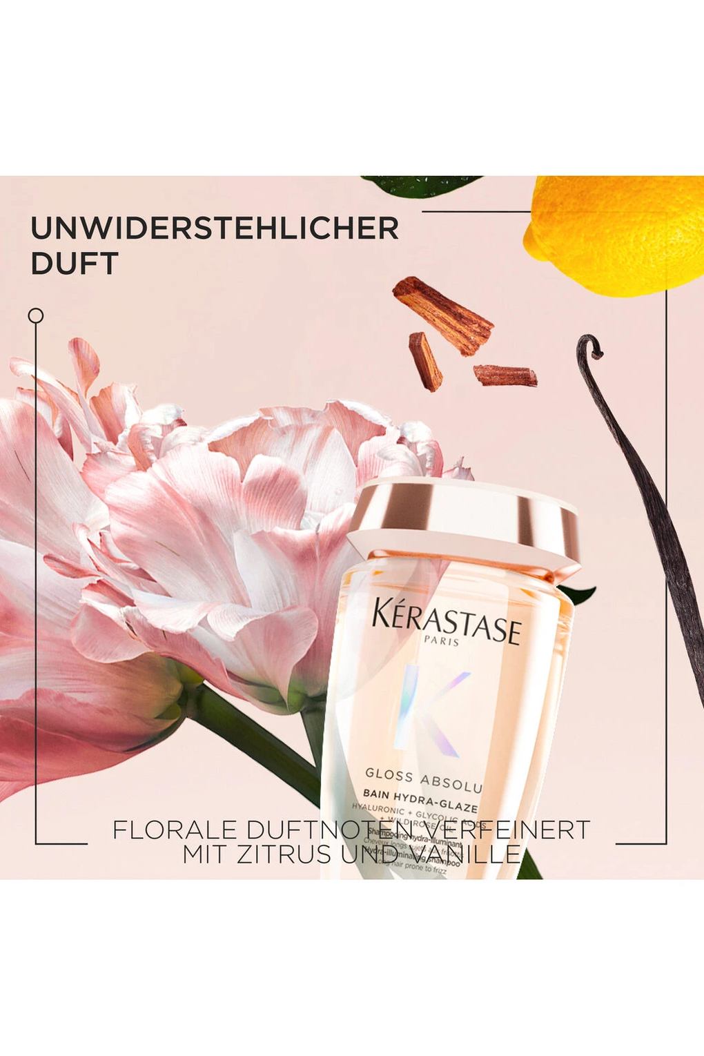 Шампунь для волос Kerastase Gloss Absolu с формулой Bain Hydra-Glaze, 80мл. Фото 6.