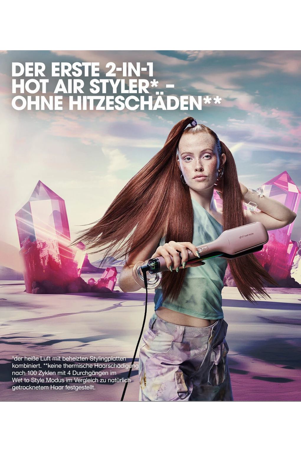 Стайлер Ghd duet style Hot Air Styler transcendent pink. Фото 3.