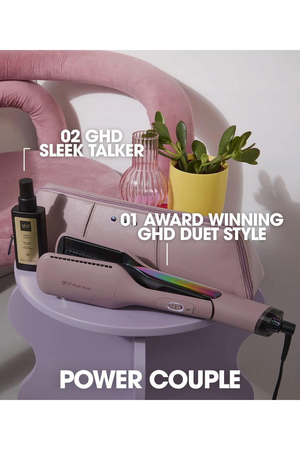 Стайлер Ghd duet style Hot Air Styler transcendent pink. Фото 5.