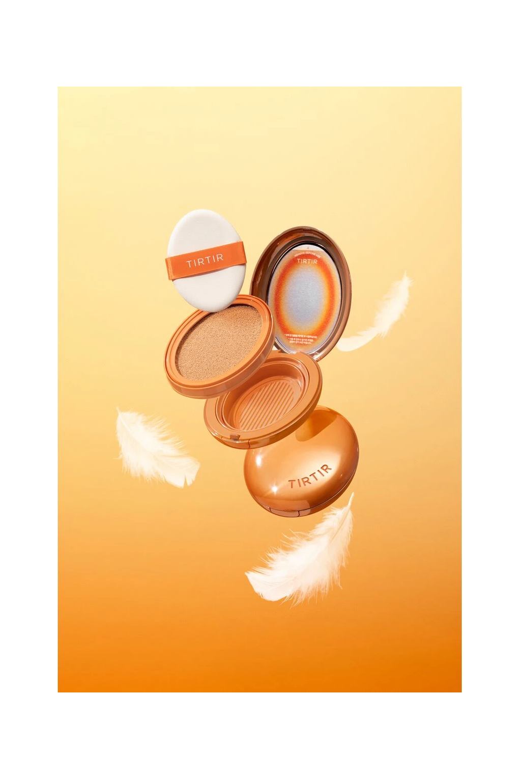 Тональный крем-кушон TIRTIR Mask Fit AI Filter Cushion, 18 г 22N Shell Beige. Фото 4.