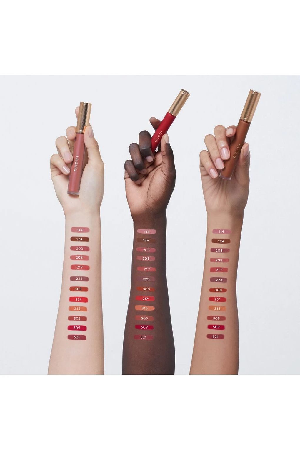 Gucci Rouge L vres Liquide Matte Lipstick Жидкая губная помада, 6,5 мл №. 315 - Майский персик. Фото 2.