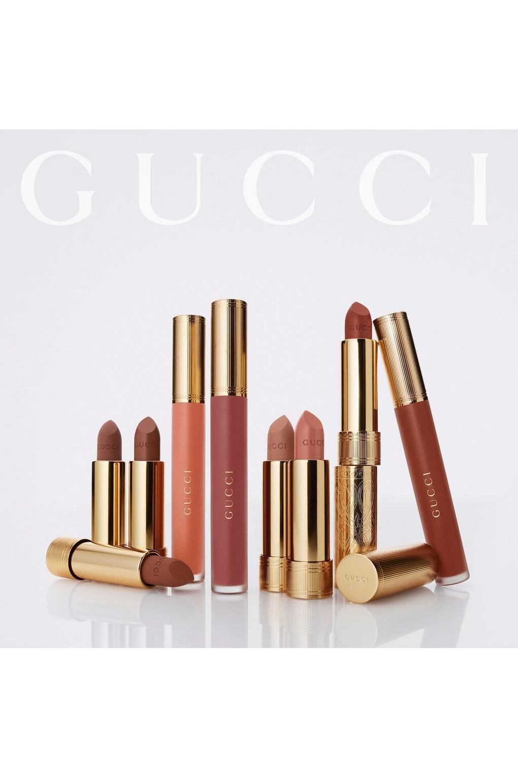 Губная помада Gucci Rouge L vres Satin Lipstick, 3,5 г №. 221 - Мина светло-розовая. Фото 5.