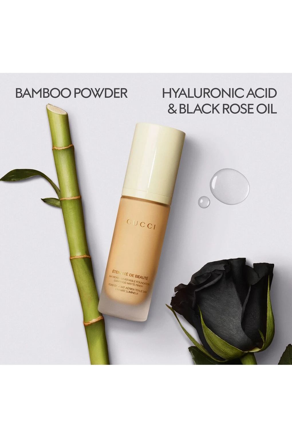 Тональная основа Gucci Eternite de Beaute Foundation SPF 15 в каплях, 30 мл №. 370O Оливковый средний. Фото 4.